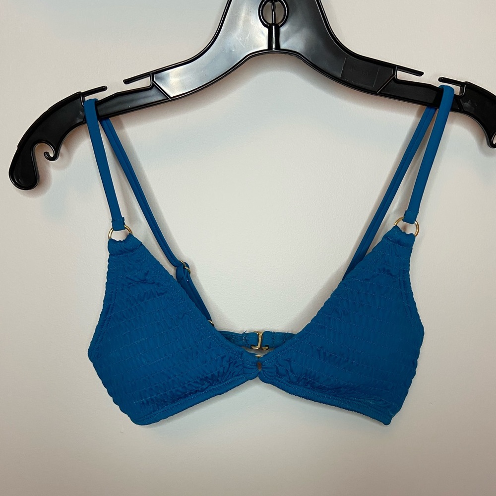 Turquoise bikini top